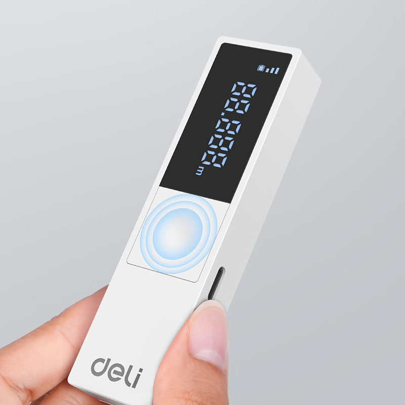 Laser Distance Meter 100M - デリ 40 メートルレーザー距離計電子巻尺高精度レーザー測定定規ポータブルハンド測定ツール