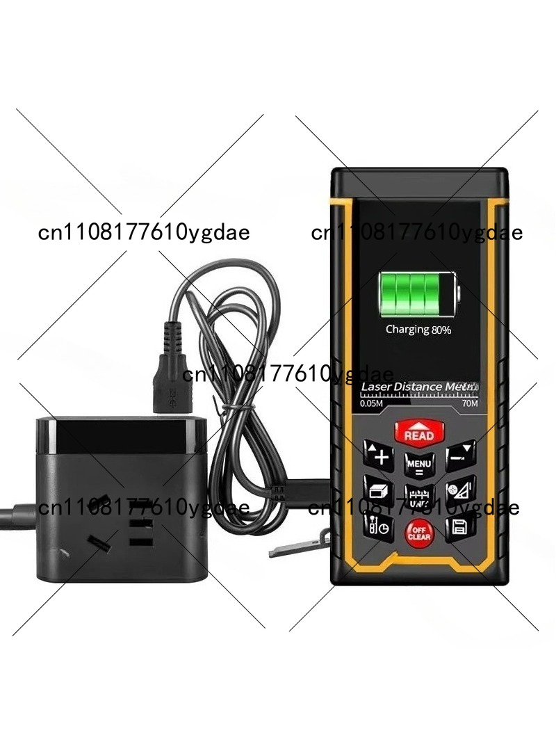 Laser Distance Meter With Bubble Level - デジタルレーザー赤外線距離計 394フィート/120メートル、気泡水準器、カメラ付き、コンパクトレーザー距離計