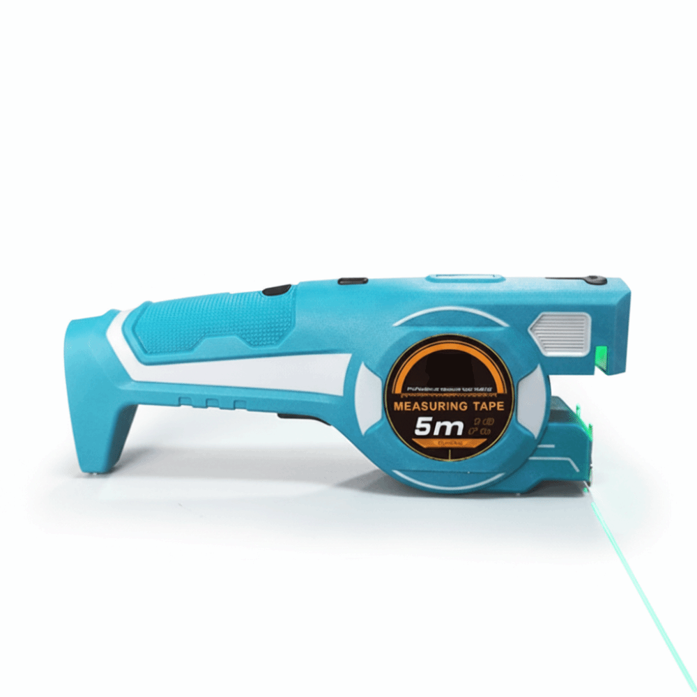 Digital Tape Measure 5M Laser - 3-in-1レーザー距離計 高精度 充電式 レーザー距離計 伸縮式 プロフェッショナル