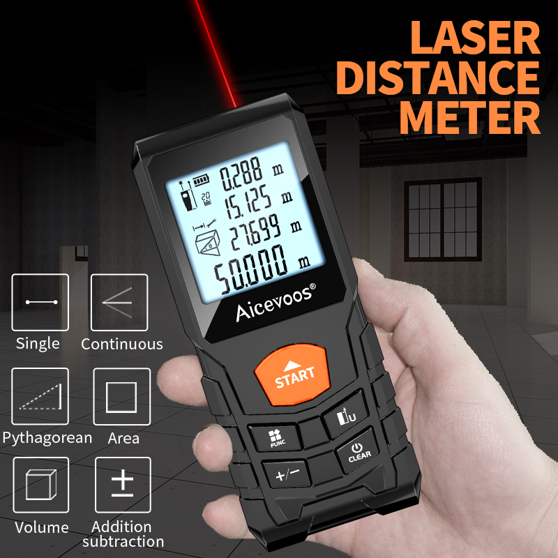 Laser Distance Meter 100M - Aicevoos デジタルレーザー距離計 50 メートル 70 メートル