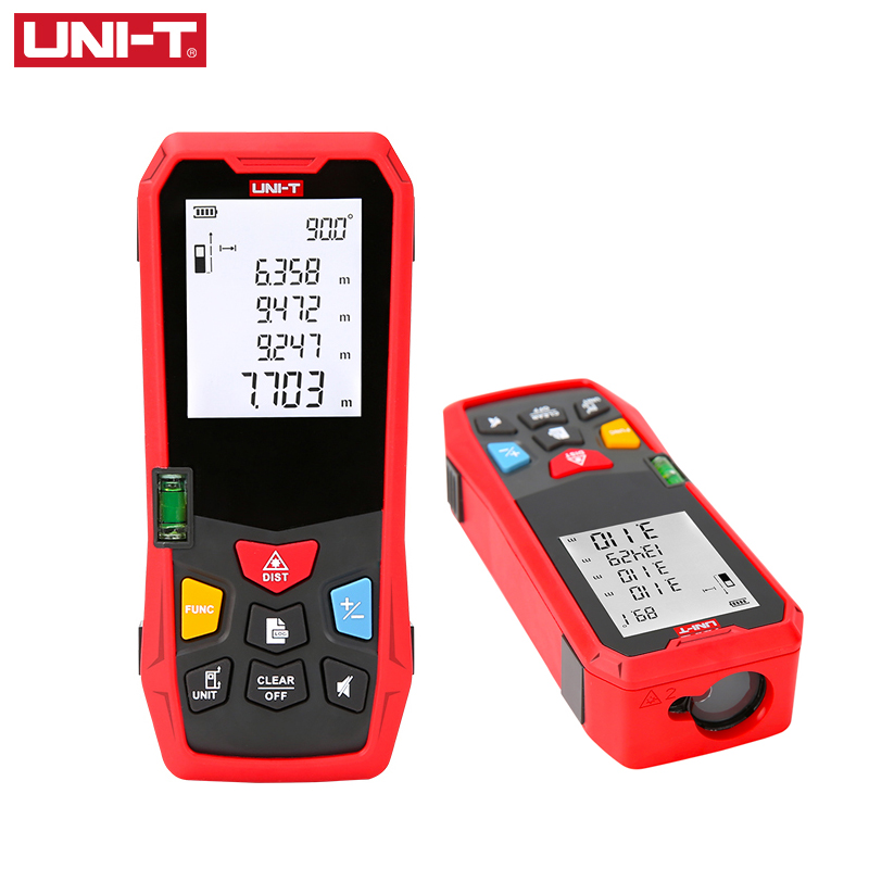Laser Distance Meter 100M - UNI-Tデジタルレーザー距離計距離計 80 メートル 100 メートル 120