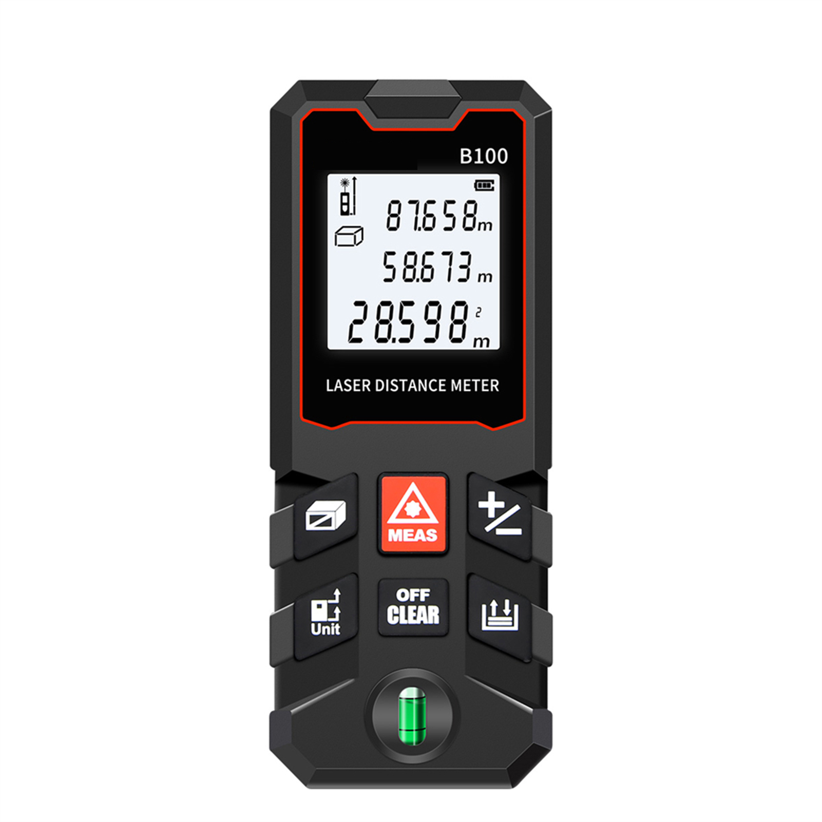100mレーザー距離計 LCDデジタルレーザー距離計 気泡水 - Laser Distance Meter With Bubble Level のレビューと価格