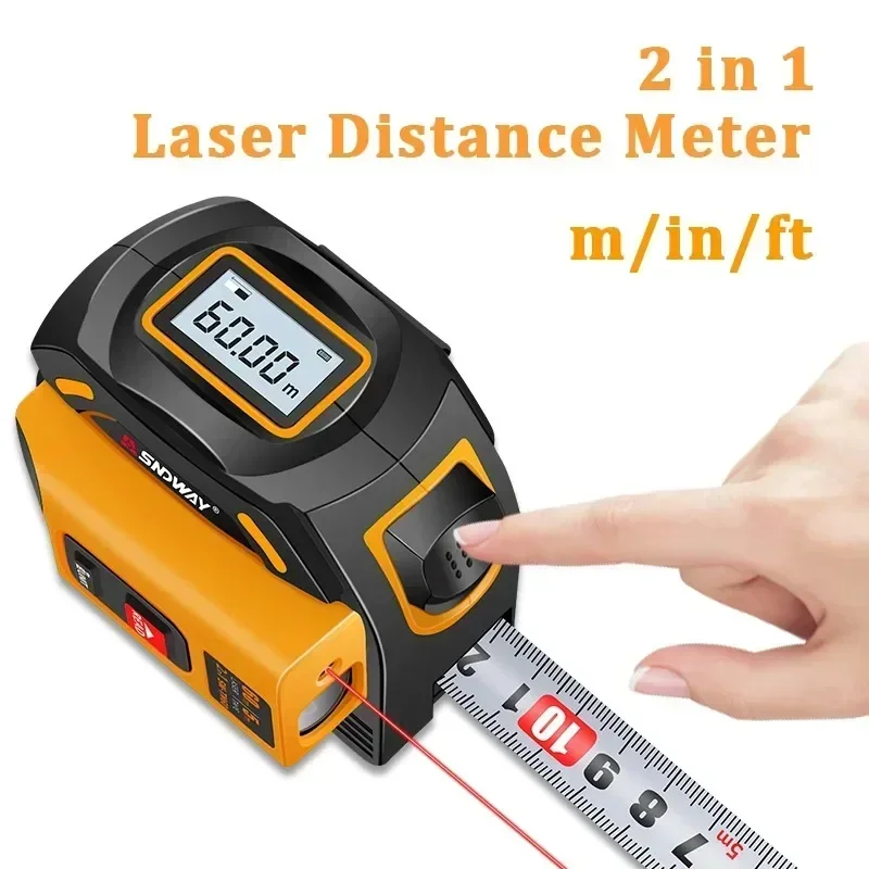 NOYAFA レーザー距離計 2 in 1 レーザーメトリッ - Laser Distance Meter 2 In 1 Tape のレビューと価格