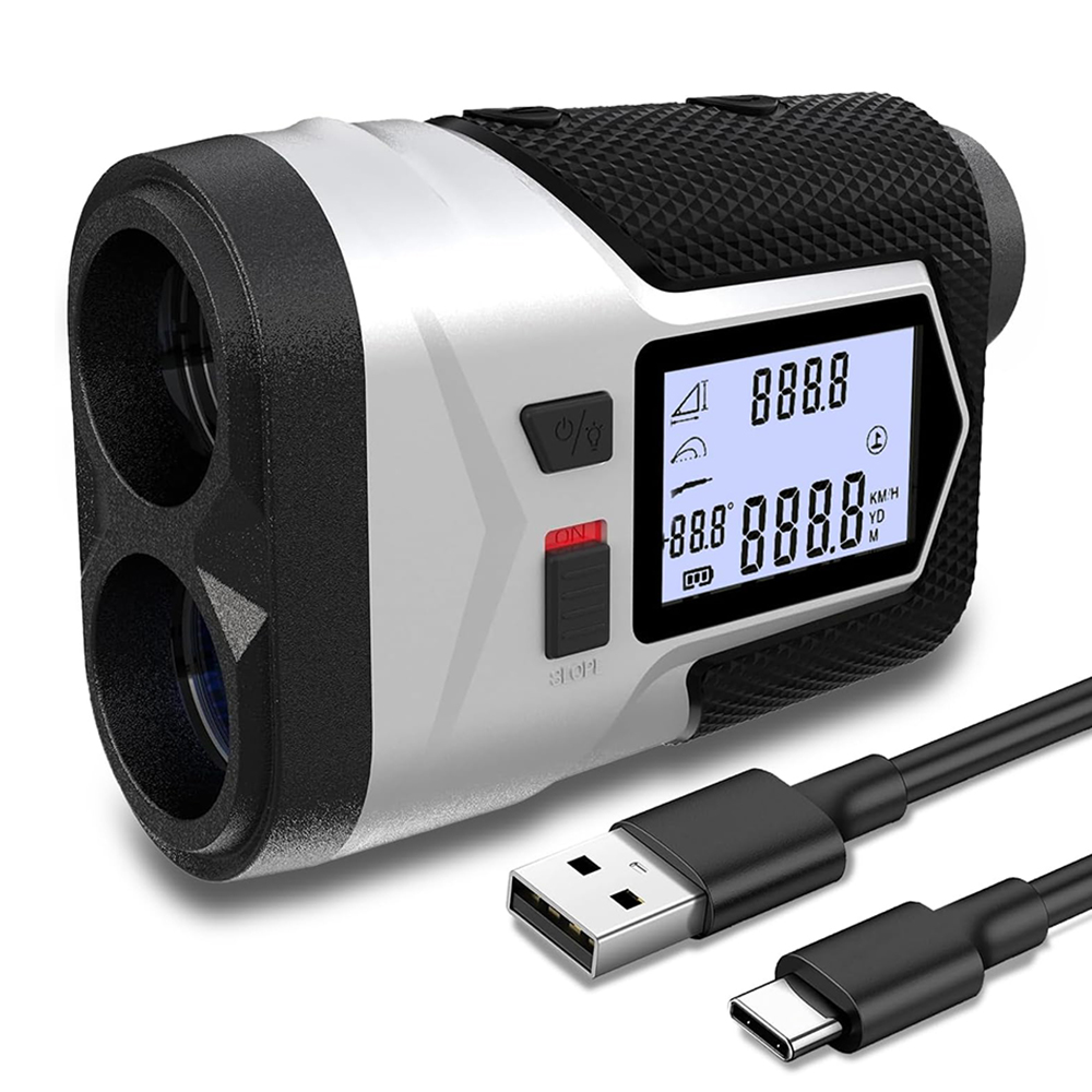 8つのモードを搭載し、充電式。傾斜スイッチで調整可能なフラッ - Golf Rangefinder Laser Slope のレビューと価格