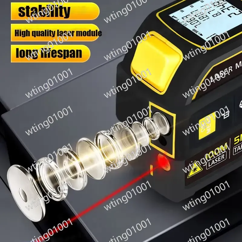 4 in 1 レーザー距離計 Bluetooth 5M スチ - Laser Measure 40M Bluetooth のレビューと価格