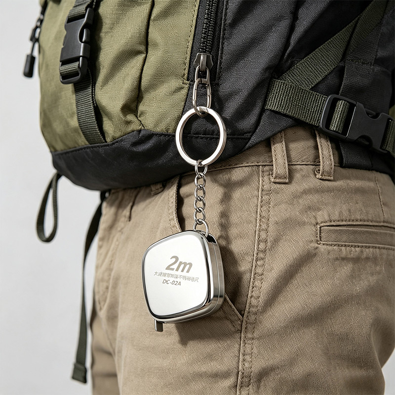 新製品 5個セット 2m ステンレス製メジャー 洗える レー - Mini Laser Measure Keychain のレビューと価格