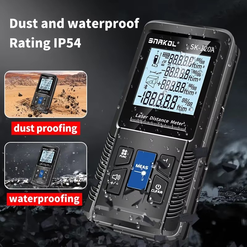 SNAKOL 3-in-1高精度レーザー距離計テープメジャー - Laser Distance Meter 2 In 1 Tape のレビューと価格