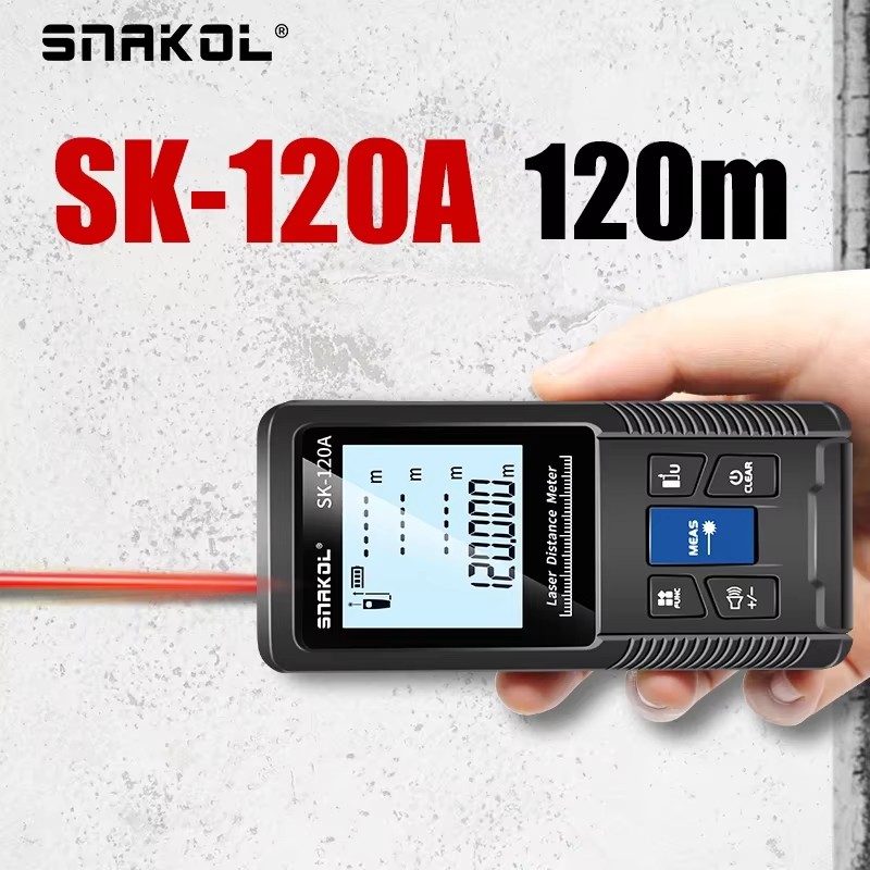 SNAKOL 3-in-1高精度レーザー距離計テープメジャー - Laser Distance Meter 2 In 1 Tape のレビューと価格