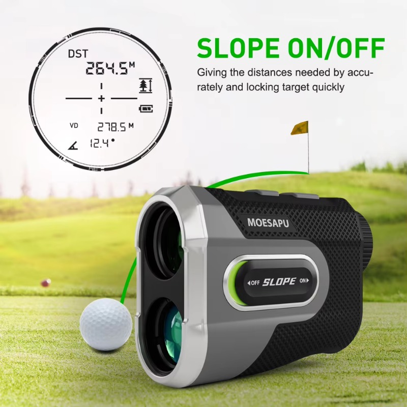 レンジファインダー ゴルフ デジタル 磁気式 600M 10 - Golf Rangefinder Laser Slope のレビューと価格
