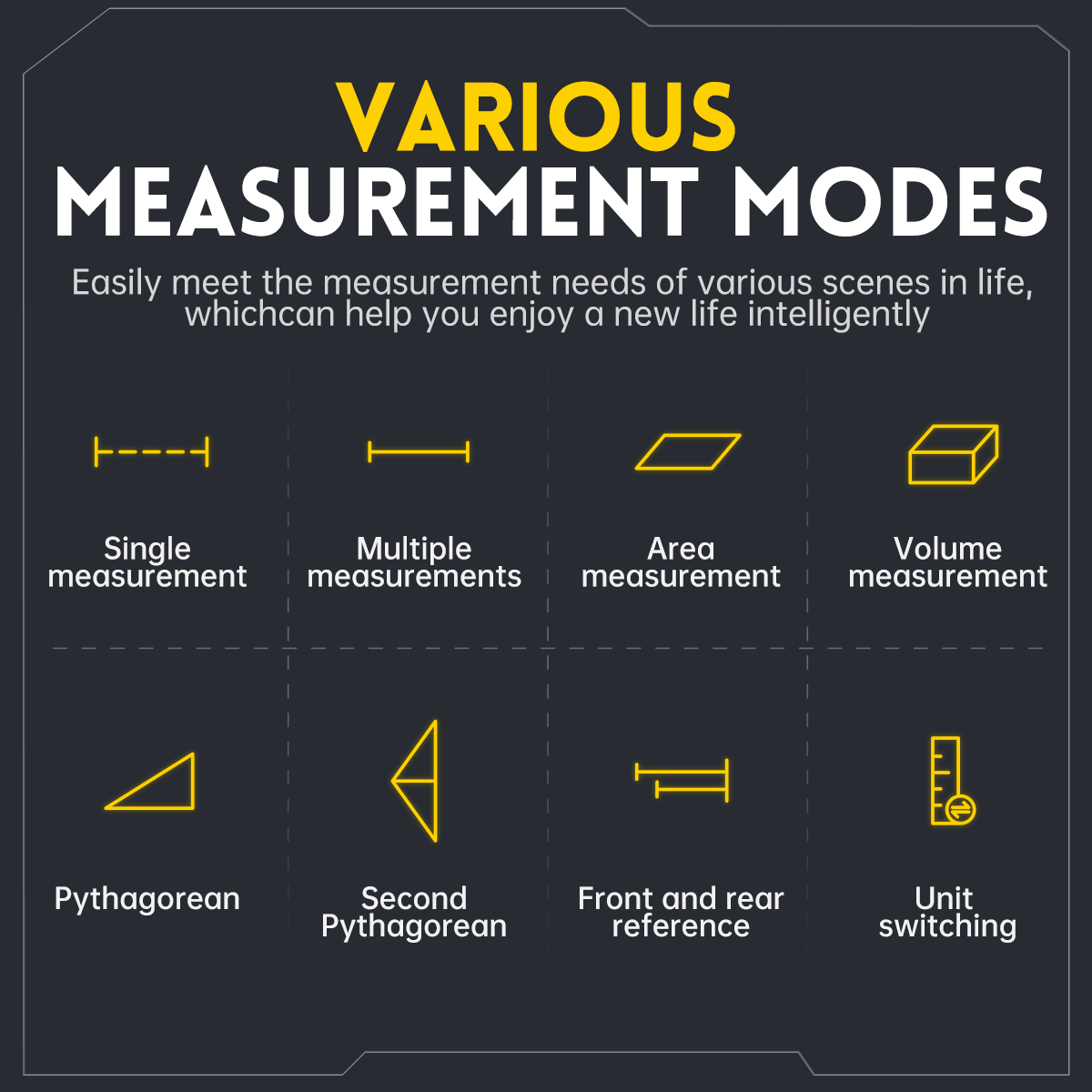 Fnirsi-AndroidおよびiOS用の40mポータブル - Laser Measure 40M Bluetooth のレビューと価格