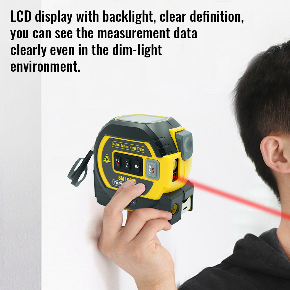 2026年新型レーザー距離計 3 in 1 デジタルメジャー - Digital Tape Measure 5M Laser のレビューと価格