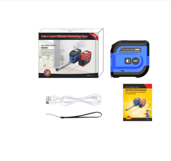 Noyafa レーザー距離計 60 メートル NF-2260 - Digital Tape Measure 5M Laser のレビューと価格
