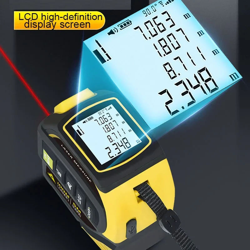 4in1レーザー距離計 Bluetooth 5M スチールテ - Laser Measure 40M Bluetooth のレビューと価格