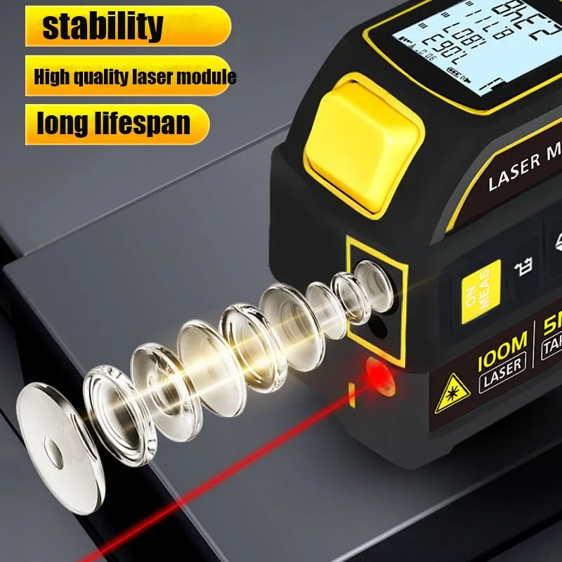 4in1レーザー距離計 Bluetooth 5M スチールテ - Laser Measure 40M Bluetooth のレビューと価格