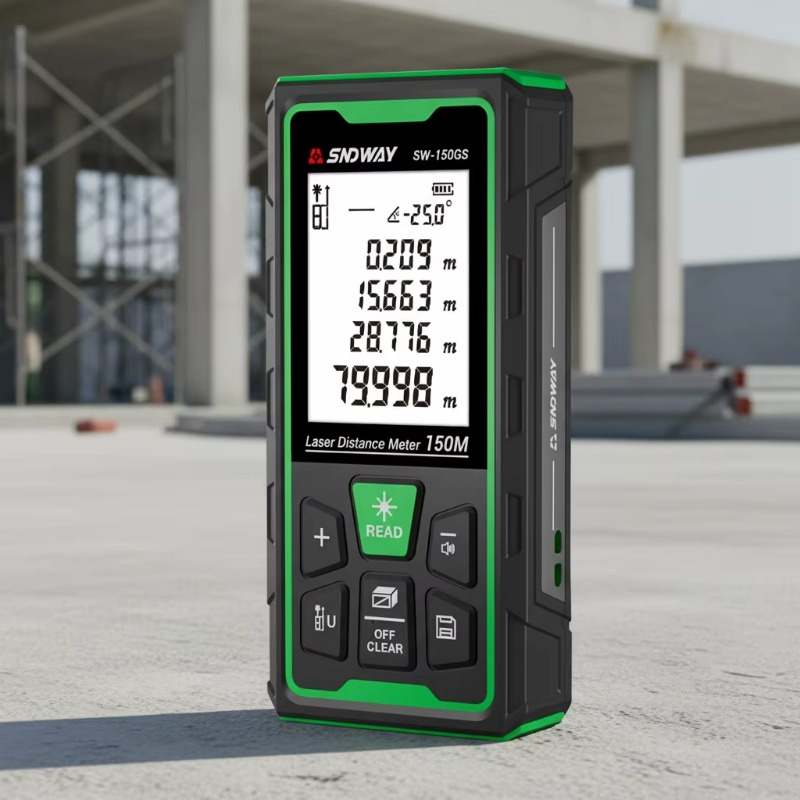 グリーンレーザー距離計 150m プロ仕様 屋外用 工業用  - Laser Rangefinder 150M Outdoor のレビューと価格