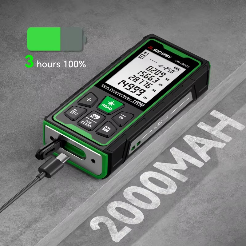 グリーンレーザー距離計 150m プロ仕様 屋外用 工業用  - Laser Rangefinder 150M Outdoor のレビューと価格