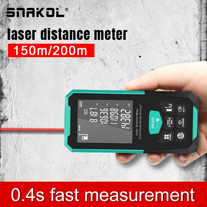 Snakol プロフェッショナルレーザー距離計 150 メー - Laser Distance Meter 100M のレビューと価格