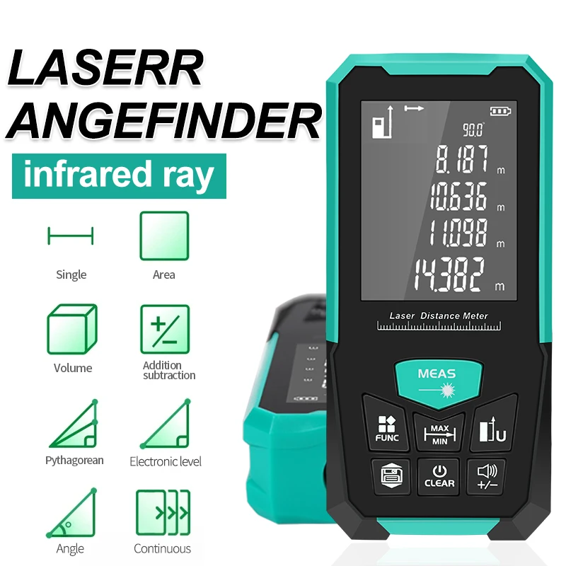 Snakol プロフェッショナルレーザー距離計 150 メー - Laser Distance Meter 100M のレビューと価格