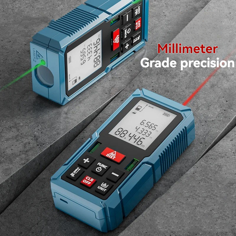 デジタルレーザー距離計 80m/100m/120m対応、高精 - Laser Distance Meter 100M のレビューと価格