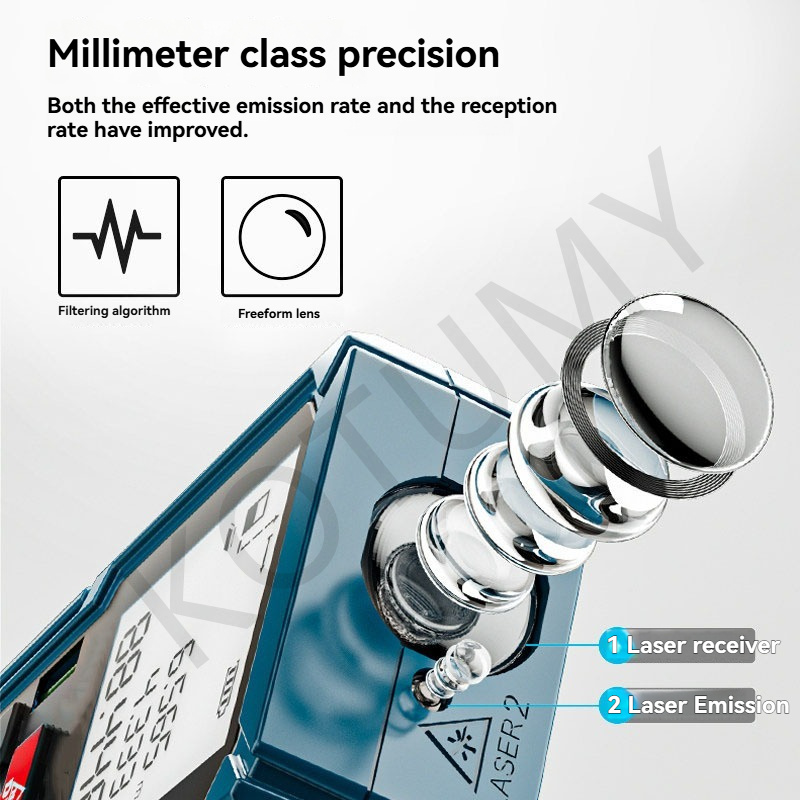デジタルレーザー距離計 80m/100m/120m対応、高精 - Laser Distance Meter 100M のレビューと価格