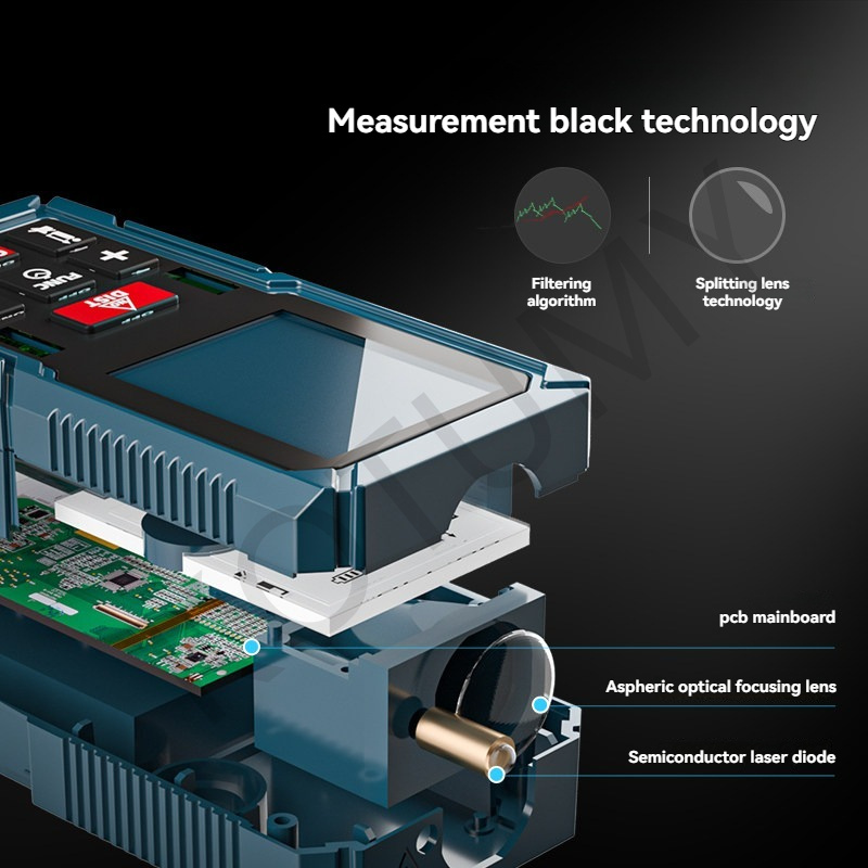 デジタルレーザー距離計 80m/100m/120m対応、高精 - Laser Distance Meter 100M のレビューと価格