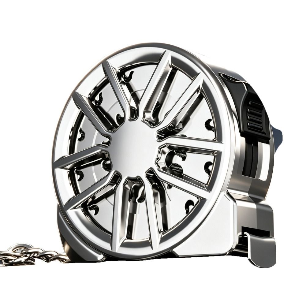 2Mキーチェーンメジャー、レーザー刻印マーク、電気メッキ金属 - Mini Laser Measure Keychain のレビューと価格