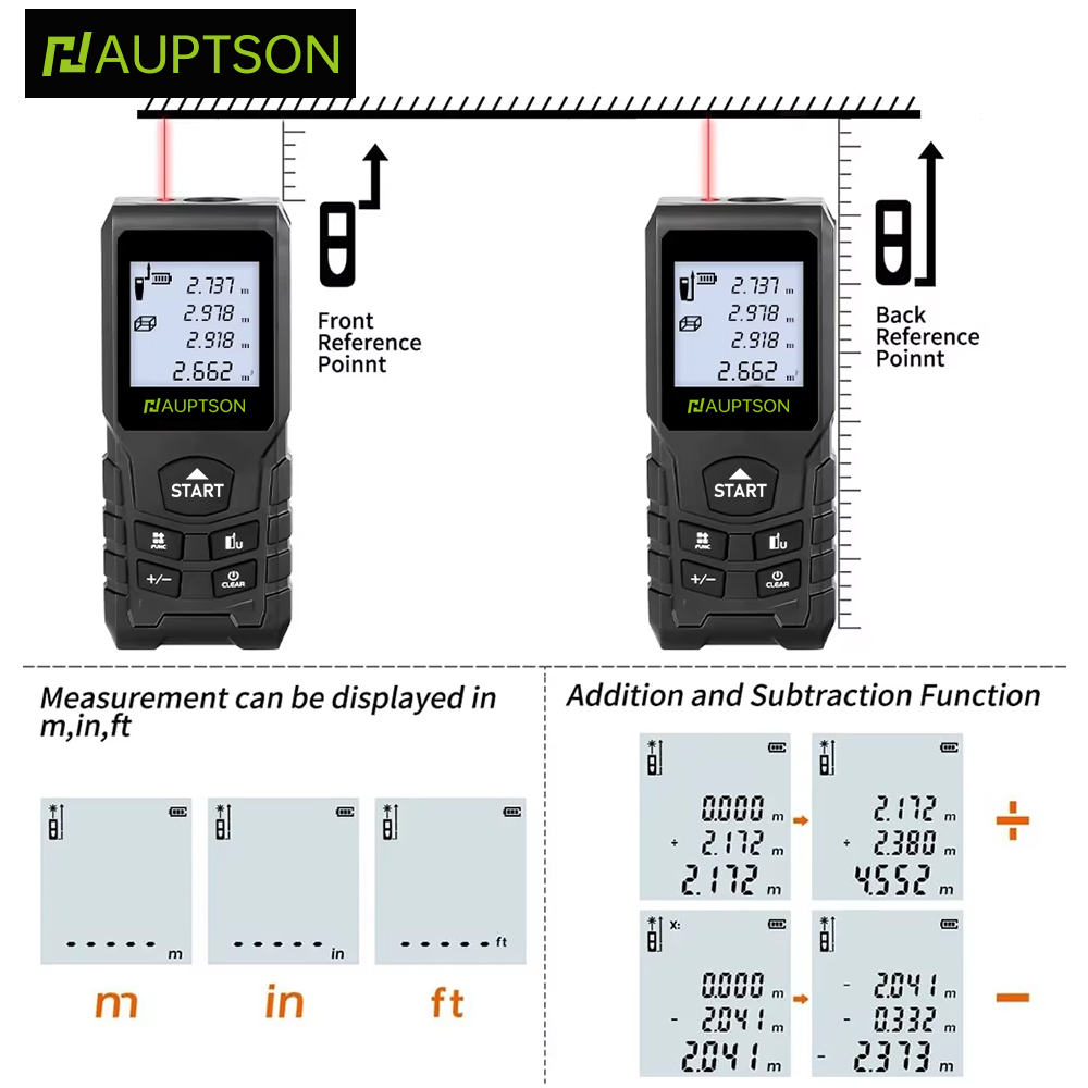 HAUPTSON 70/100 メートルレーザー距離計距離計 - Laser Distance Meter 100M のレビューと価格