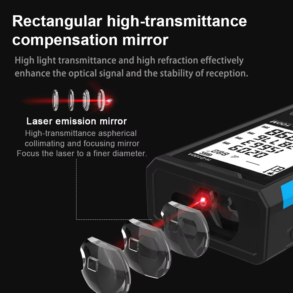 デジタル距離計 2 in 1 レーザー距離計 テープメジャー - Laser Distance Meter 2 In 1 Tape のレビューと価格