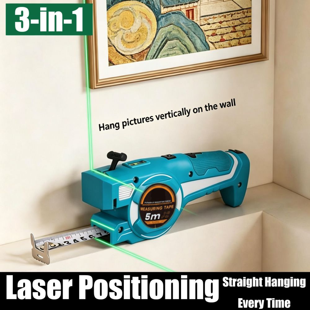 3-in-1レーザー距離計 高精度 充電式 レーザー距離計  - Digital Tape Measure 5M Laser のレビューと価格