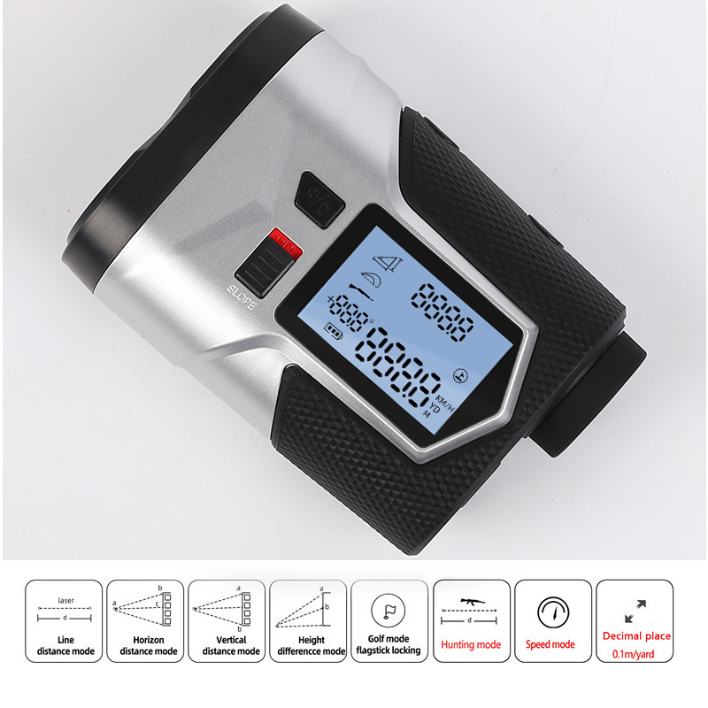 充電式ゴルフレーザー距離計,調整された赤いフラグ付きのヘッド - Golf Rangefinder Laser Slope のレビューと価格