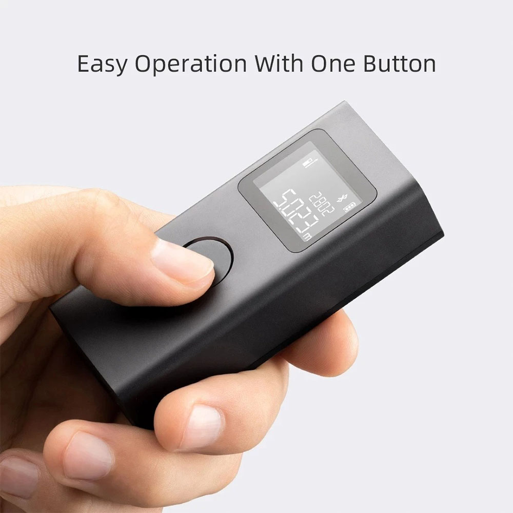 Mijia スマートレーザー距離計リアルタイム距離計 LCD - Laser Distance Meter 2 In 1 Tape のレビューと価格