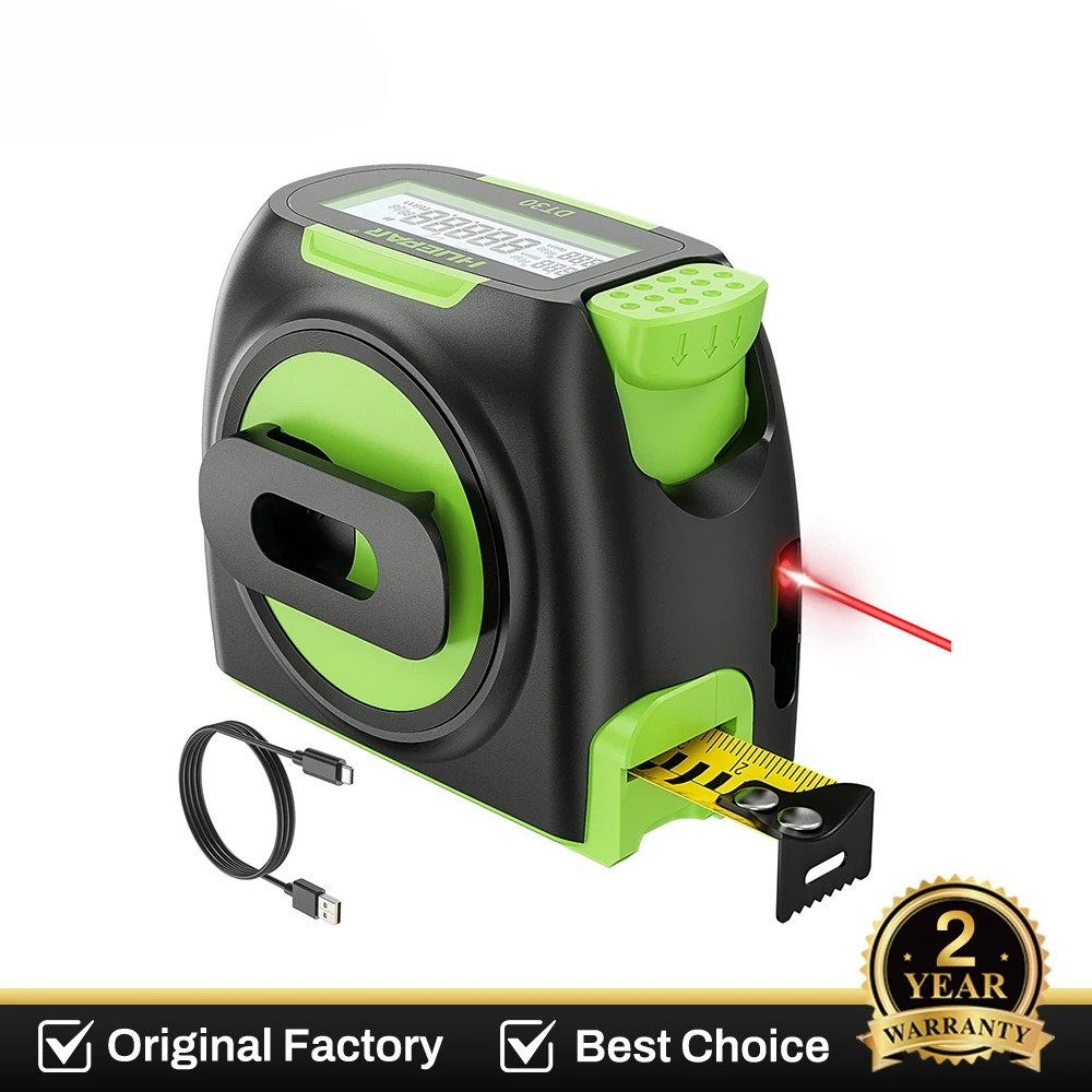 デジタル60M 197フィートレーザー測定器 2-in-1テ - Laser Distance Meter 2 In 1 Tape のレビューと価格