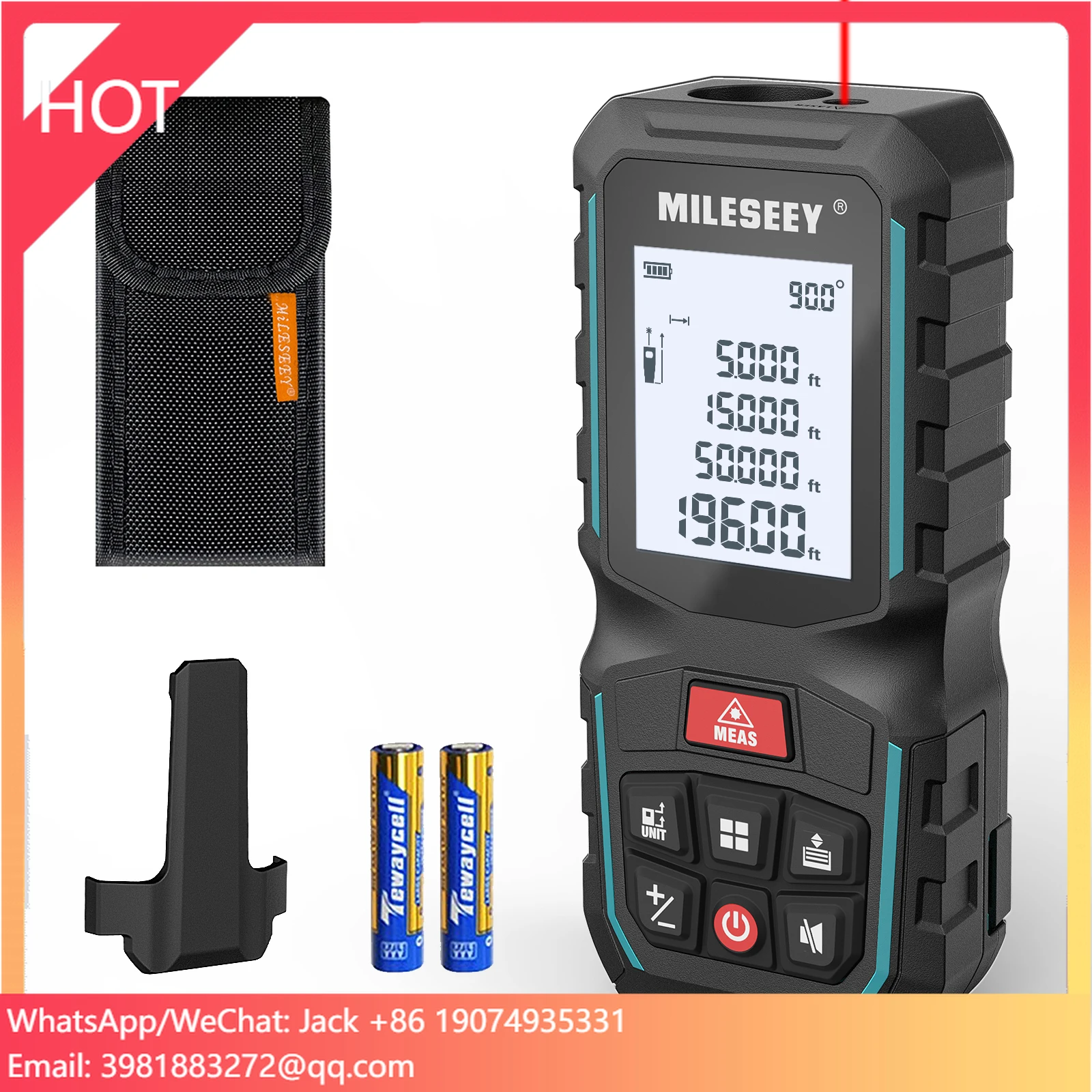 プロ仕様100M高精度レーザー距離計 プロ仕様長さ測定テレメ - Laser Distance Meter 100M のレビューと価格
