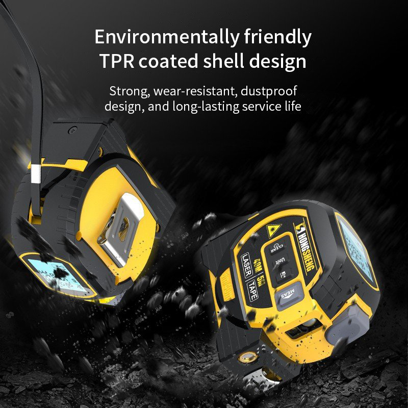レーザー距離計測定レーザー巻尺デジタルレーザー距離計デジタル - Digital Tape Measure 5M Laser のレビューと価格