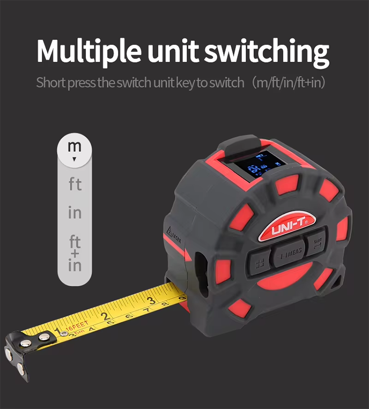 UNI-T LM50T LM60T 2 in 1 レーザー距 - Laser Distance Meter 2 In 1 Tape のレビューと価格