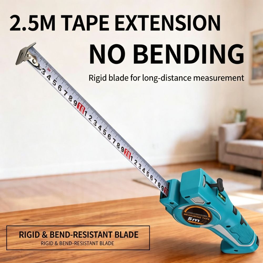 3-in-1レーザー距離計 5Mx25mm 充電式デジタルレ - Digital Tape Measure 5M Laser のレビューと価格