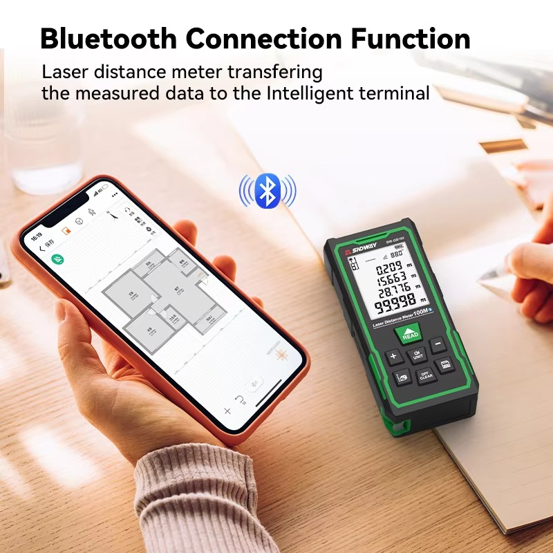 SW-GB 距離・面積・体積測定機能付き、ピタゴラスの定理を - Laser Distance Meter 2 In 1 Tape のレビューと価格